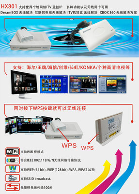 華訊通達(dá)科技 hx801萬(wàn)能無(wú)線(xiàn)網(wǎng)卡，電信ITV機(jī)頂盒專(zhuān)用解決方案